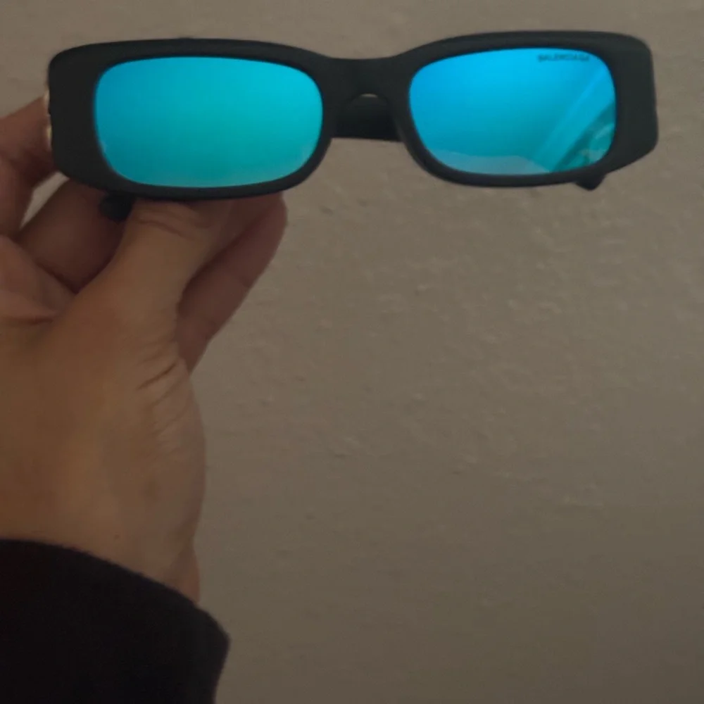 Balenciaga Black Wearable Tech Glasses